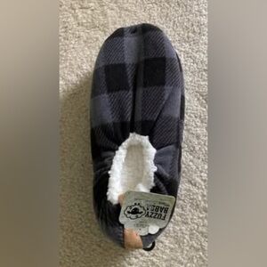 Plaid Fuzzy Slippers